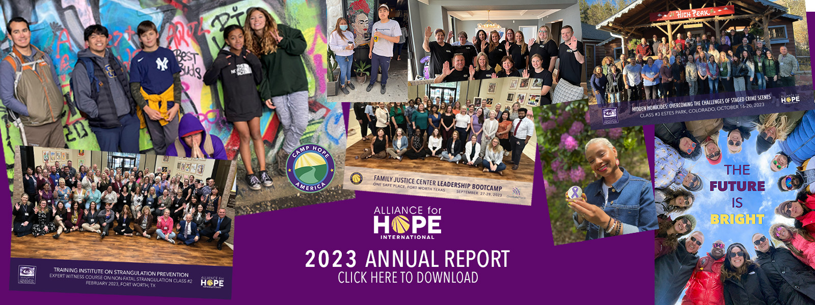 2023 Annual Report Fjca Institute Wide Banner